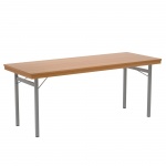 Klapptisch, 180x70 cm (B/T), 72 cm hoch, 4-Fuß, 
